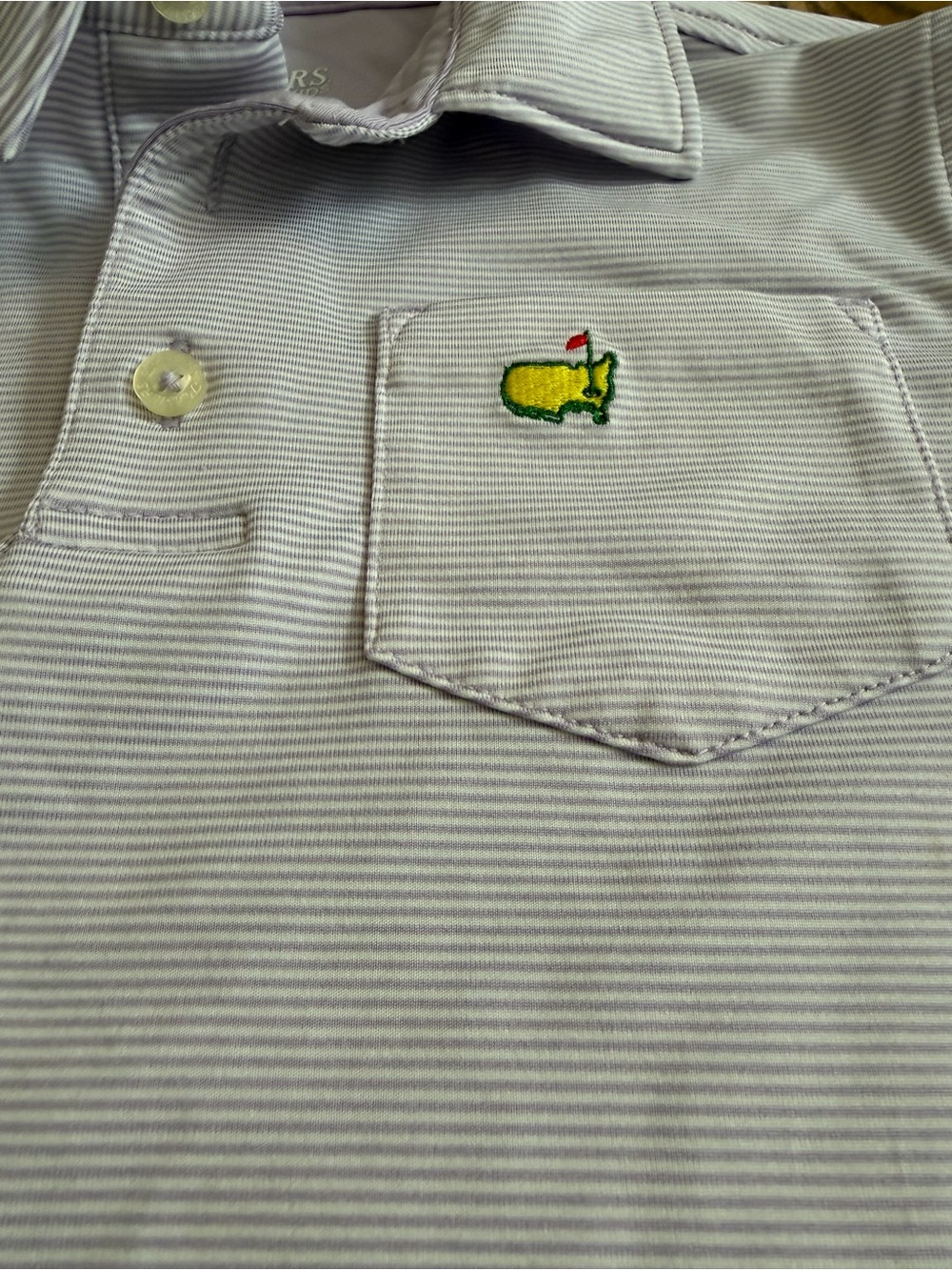 Striped Lavender Masters Boy Polo 4T -EUC